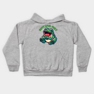 April fool frog Kids Hoodie